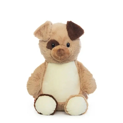 Peluche personnalisable Chien oeil poché GM