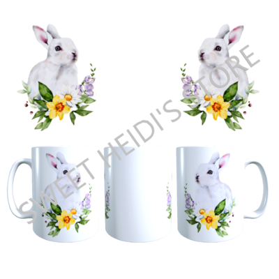 Mug de Pâques lapin mignon