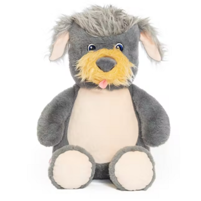 Peluche personnalisable par broderie ou impression - Fox terrier collection Signature Cubbies