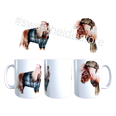 Mug motif poney écossais 330 ml Sweet Heidi's Store@
