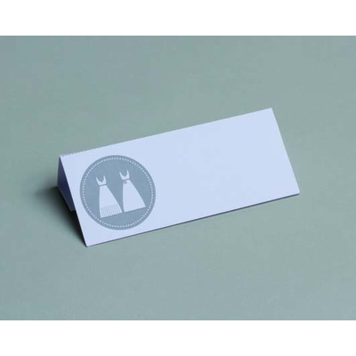 Lot de 10 marques place carte de table robes mariage gay femme