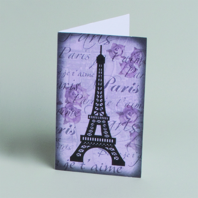 Lot de 10 Menus thème Paris