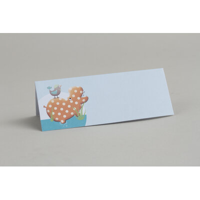 Lot de 10 marques place carte de table Hippopotame