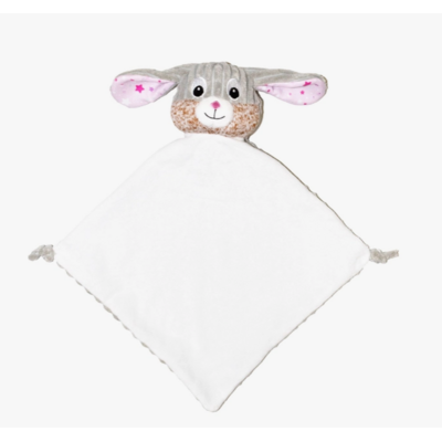 Doudou Lapin Sensory - Bubblegum Cubbies personnalisable par impression ou broderie