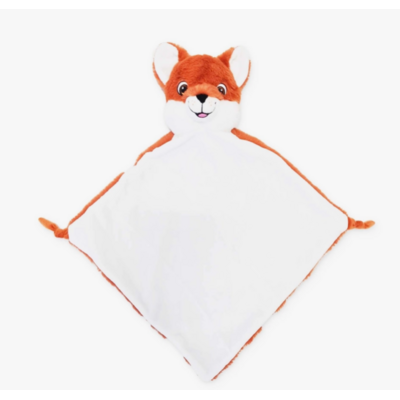 Doudou Fox Cubbies personnalisable par impression ou broderie