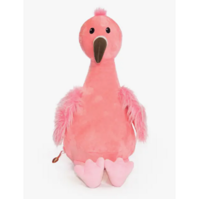 Peluche personnalisable Flamant par impression ou broderie