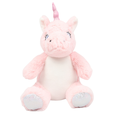 Mini peluche personnalisable - Licorne rose