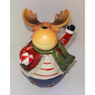 Boîte à musique élan de Noël Rudolph