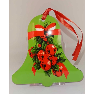 3Décoration de sapin Cloche mignon Bonhomme de neige en MDF réalisé artisanalement