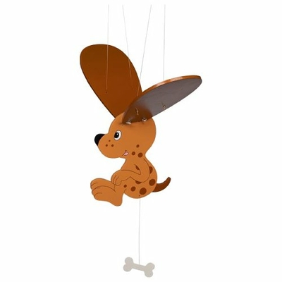 Mobile en bois Chien