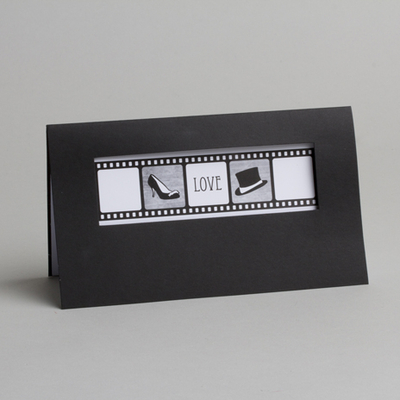 Lot de 10 Faire parts thème cinéma
