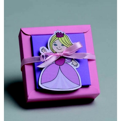 Lot de 2 Boites à dragées Princesse Forme Nina petit modèle sans Ruban