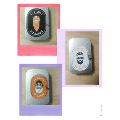 Bonbons Pilules du Barbu motif au choix