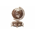 EEco Wood Art Puzzle Mécanique 3D Globe marron