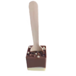 Cuillère à chocolat chaud, Lait/Blanc