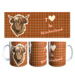 Mug J'aime le Bitcherland Highland écossais orange 330 ml Sweet Heidi's Store@