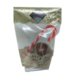 Bombe à chocolat chaud boule lait avec sucre d'orge et guimauves