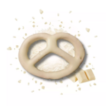 Paquet de Bretzels enrobés de chocolat blanc 100g