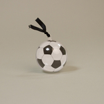 Lot de 12 decors de boules pour boule en plastique 5cm, non incluse,thème Foot sans support