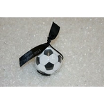 Lot de 12 decors de boules pour boule en plastique 5cm, non incluse,thème Foot sans support