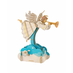 DIY Ilo Build 3D Mécanique Modèle en Bois Construction Angel Melody – Puzzle Maquette Musicale 26.5 × 21.5 × 31 cm