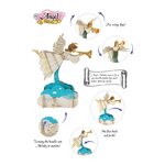 DIY Ilo Build 3D Mécanique Modèle en Bois Construction Angel Melody – Puzzle Maquette Musicale 26.5 × 21.5 × 31 cm