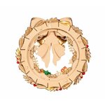 Couronne de Noël en bois Robotime TGL04, vue 5