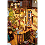 Book nook Noël Robotime TGC07, détail du décor