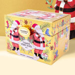 Boîte métal illustrée de la tisane Père Noël rooibos et mandarine bio
