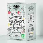Infusion bio pomme, gingembre et fenouil, 16 sachets