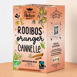 Infusion rooibos bio orange et cannelle, 16 sachets