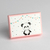 Ballotins à dragées - boites à Chocolat Forme Liséa petit modèle thème Panda x2 Baptême mariage communion sans ruban