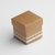 Ballotins à dragées mariage- boites à dragées forme mini cube thème Caféo couvercle caféo x10