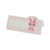 carte de table lapin rose