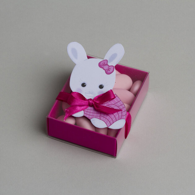 fourreau-boite-dragées-lapin-rose