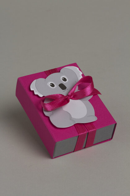 Ballotins à dragées - boites à dragées Fourreau Koala avec etiquettes x6 Mariage baptême Communion Anniversaire