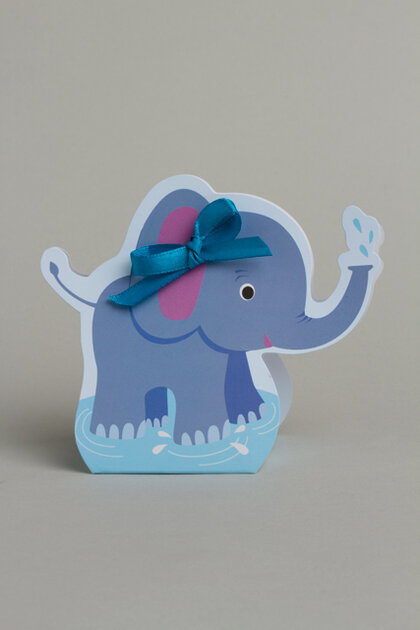 Ballotins à dragées - boites à dragées forme Eléphant x10 mariage baptême communion anniversaire