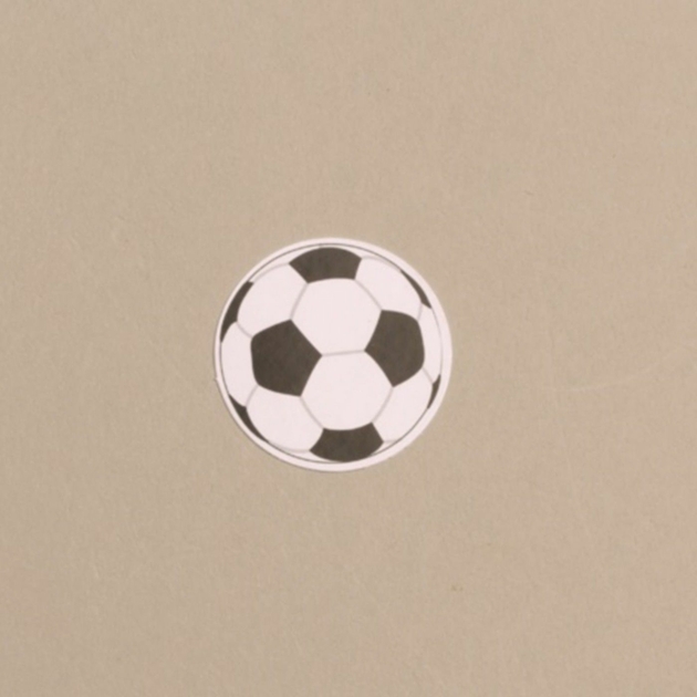 Lot de 12 décors pour boule en plastique 5cm, non incluse, ronde forme ballon de foot pour boîtes à dragées thème Football