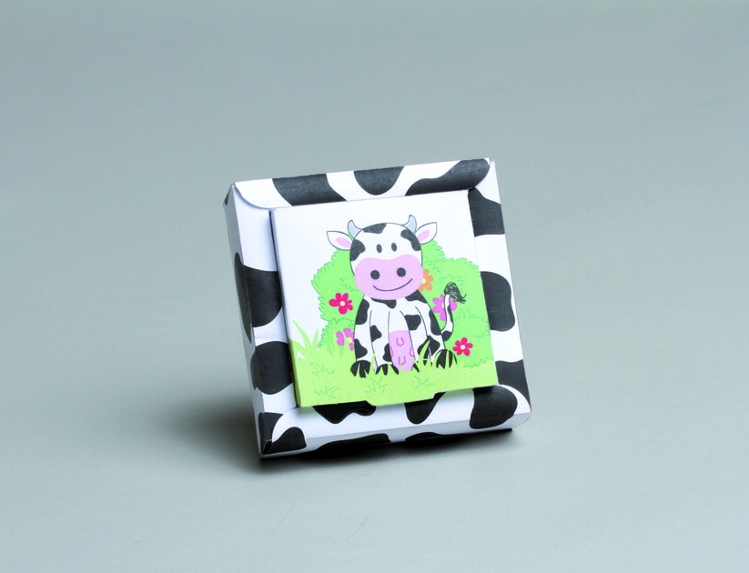 Lot de 2 boîtes à dragées Nina Petit modèle thème Vache