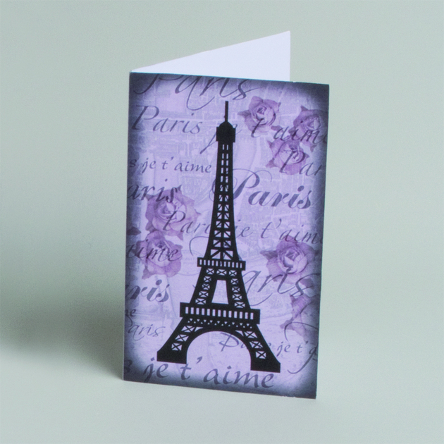 Lot de 10 Menus thème Paris