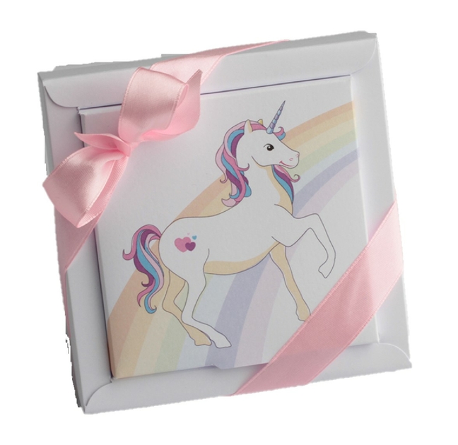 Boite à dragées nina GM licorne cœur