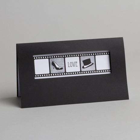 Lot de 10 Faire parts thème cinéma