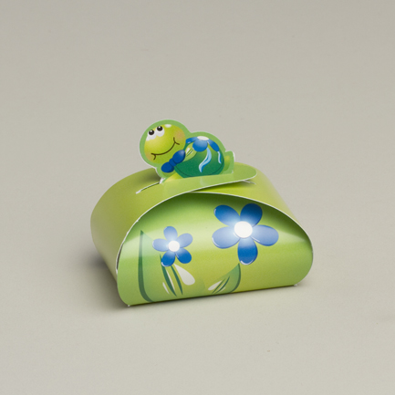 Lot de 10 boites à dragées mimosa petit modèle Thème Tortue