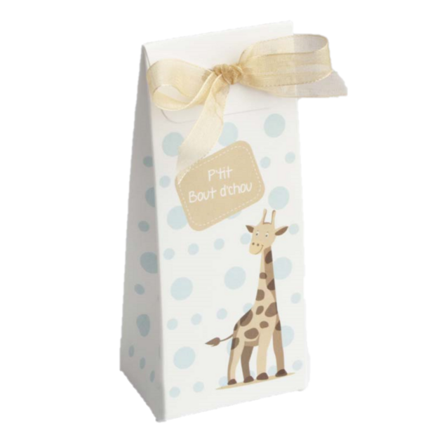 boite à dragées lilou girafe