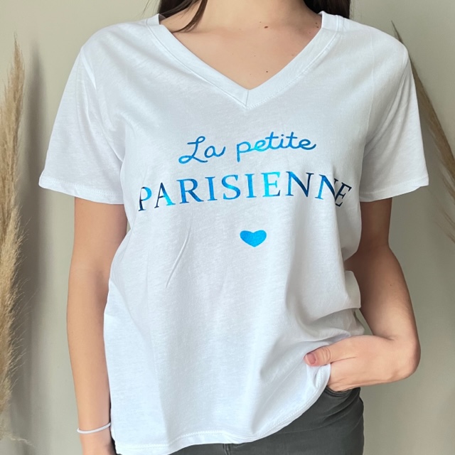 Tee shirt La Parisienne Mode Femme Tee shirts D bardeurs Les