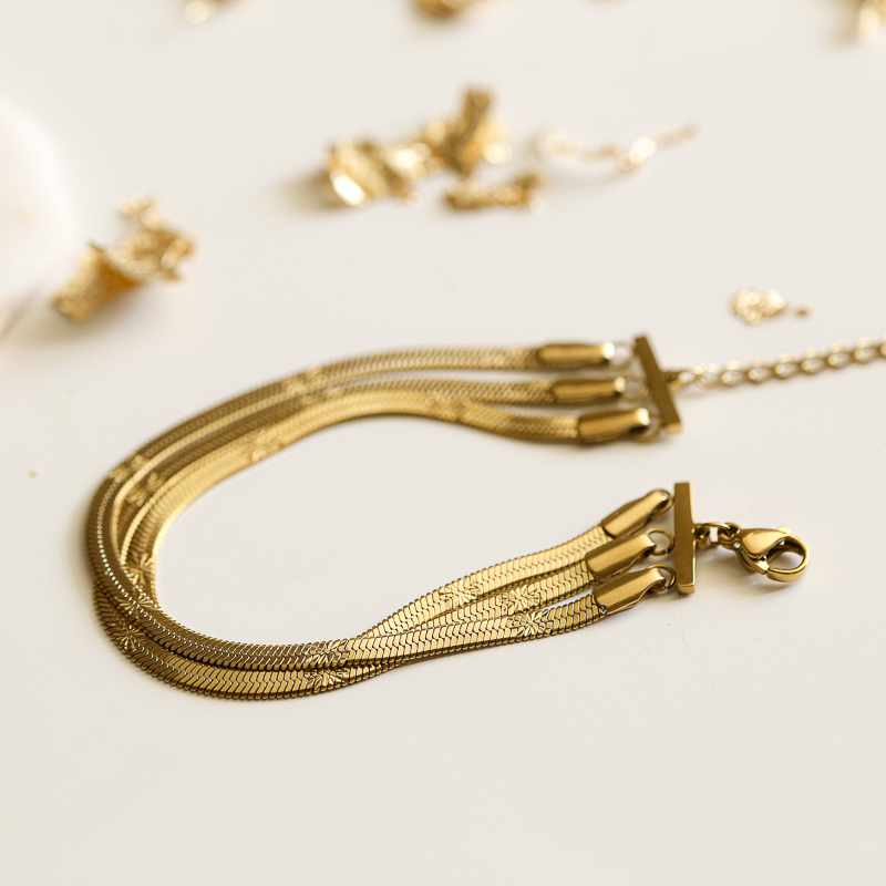 Bracelet Aglaé - Doré