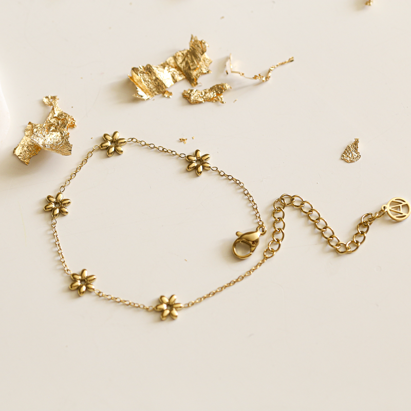 Bracelet Marguerite - Doré