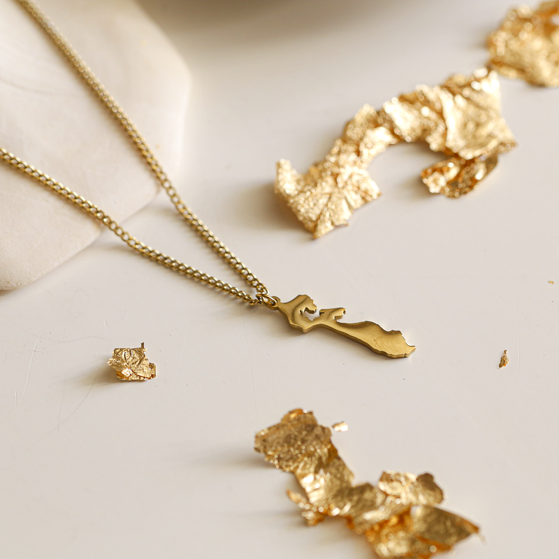 Collier Ile de Ré - Doré