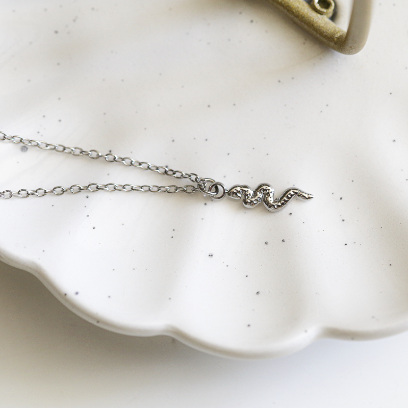 Collier Nagini - Argenté