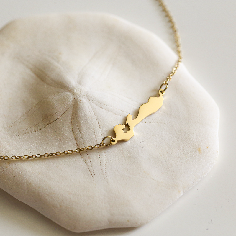Collier Ile de Ré - Doré